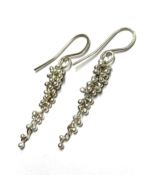Wisteria Caviar Earrings- Medium