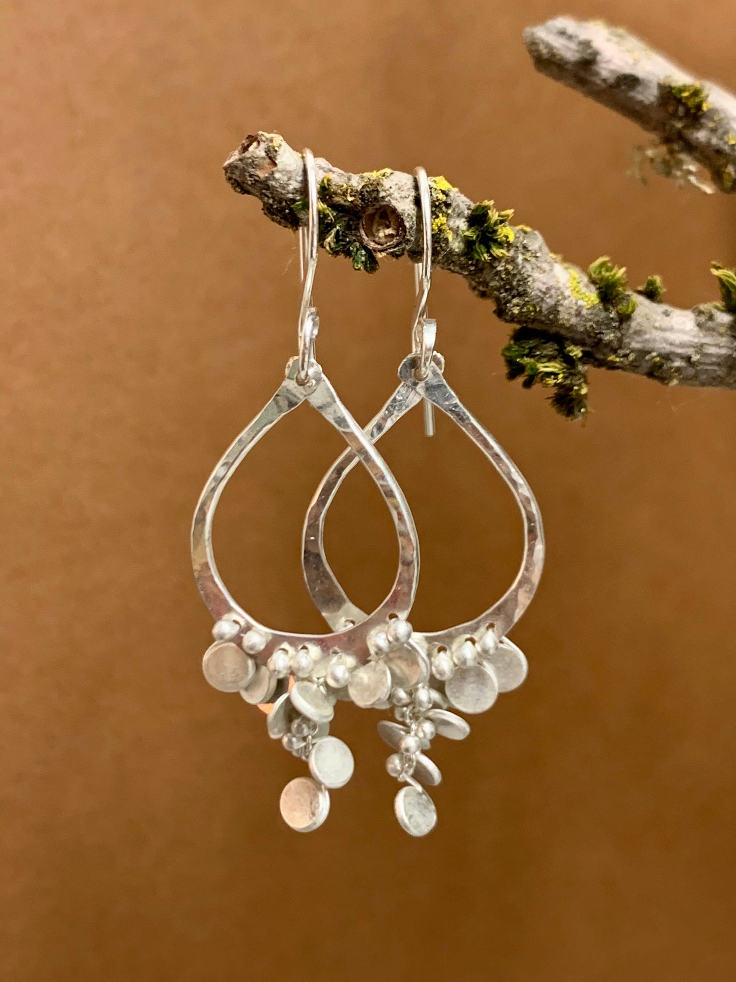 Small Tear Confetti Earrings