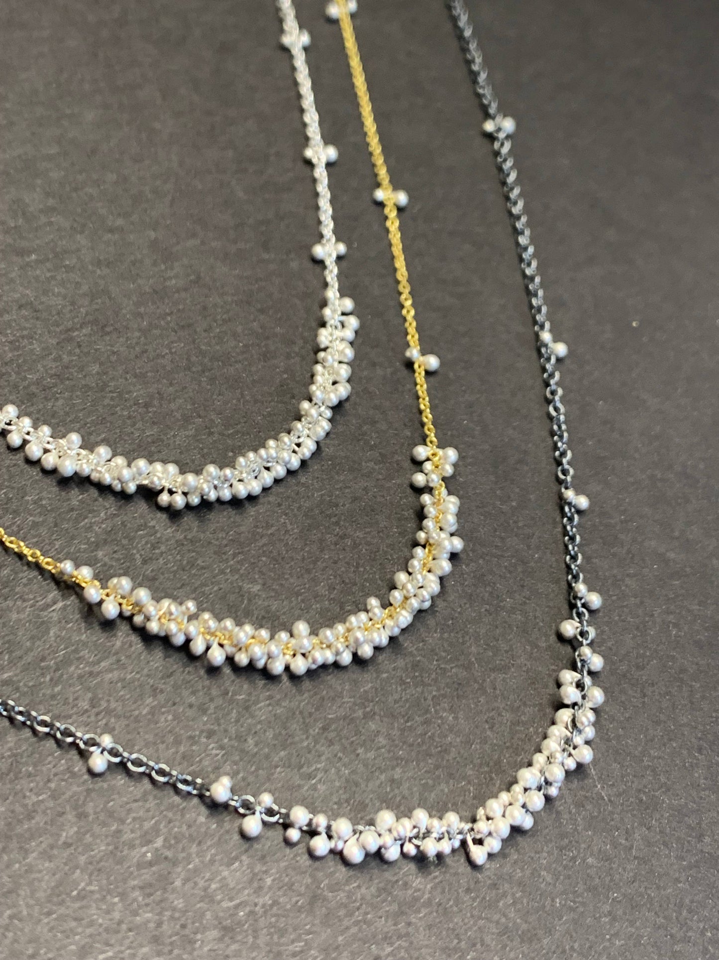 Clustered Wisteria Necklace- 18 inches