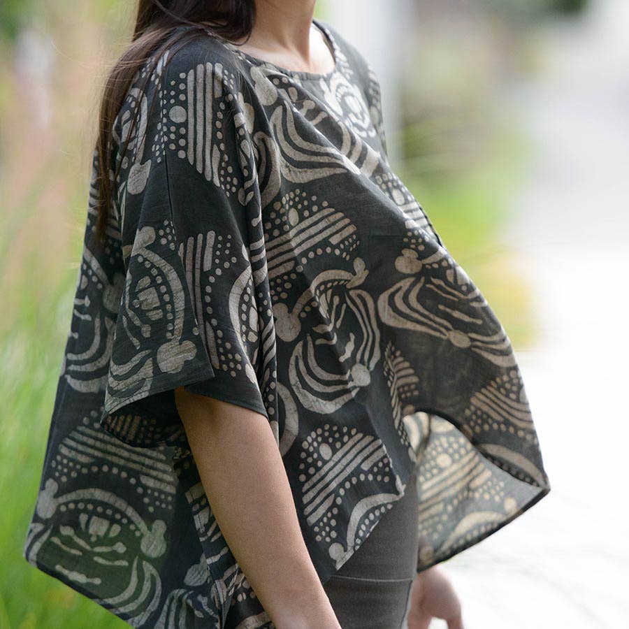 Block Print Crop Top - Kathak
