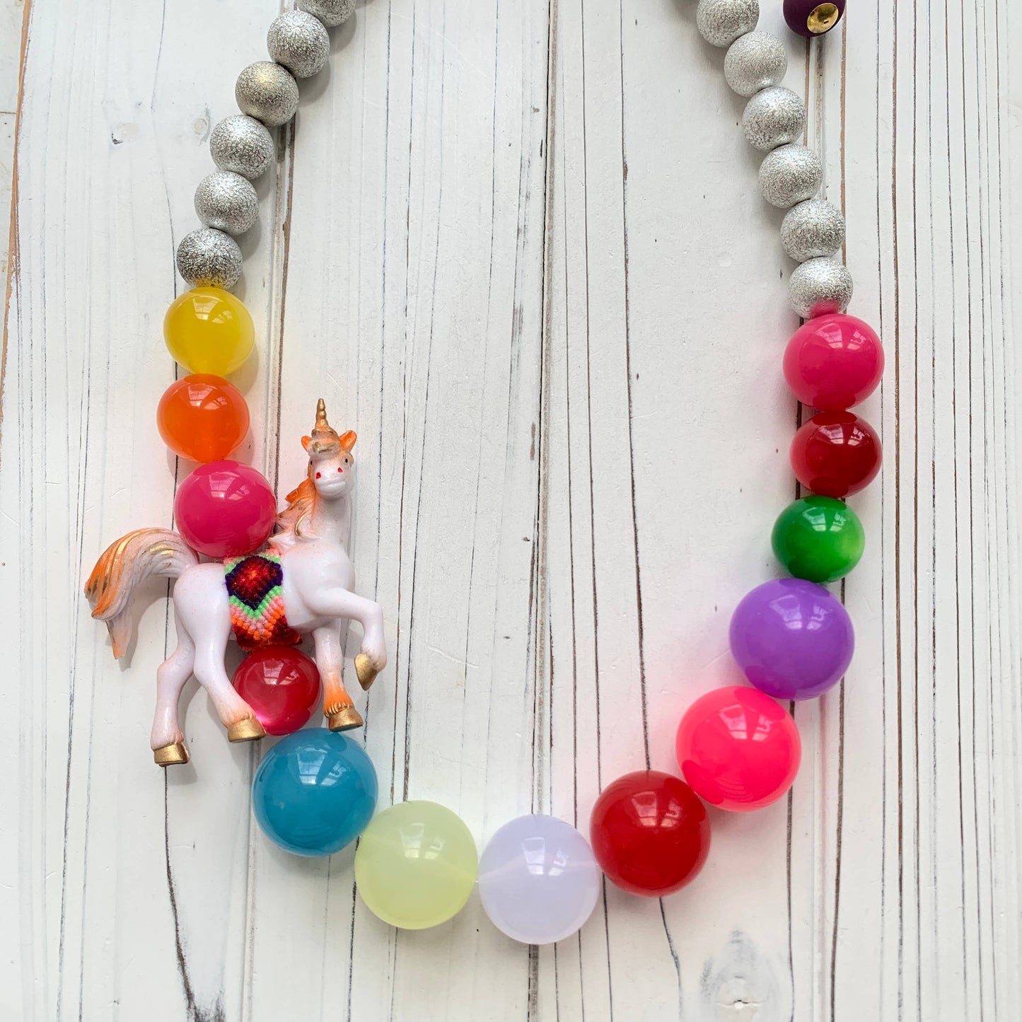Rainbow Unicorn Necklace