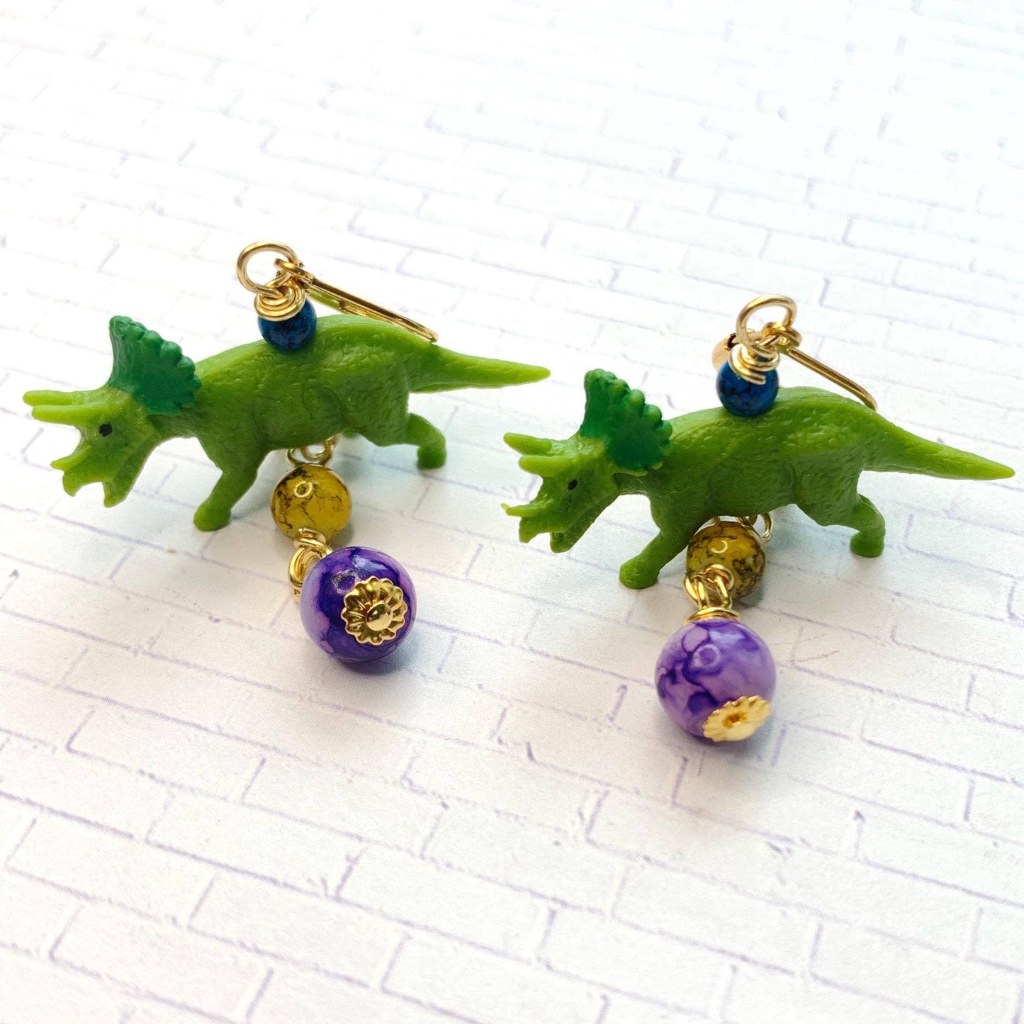 Mini Dinosaur Earrings