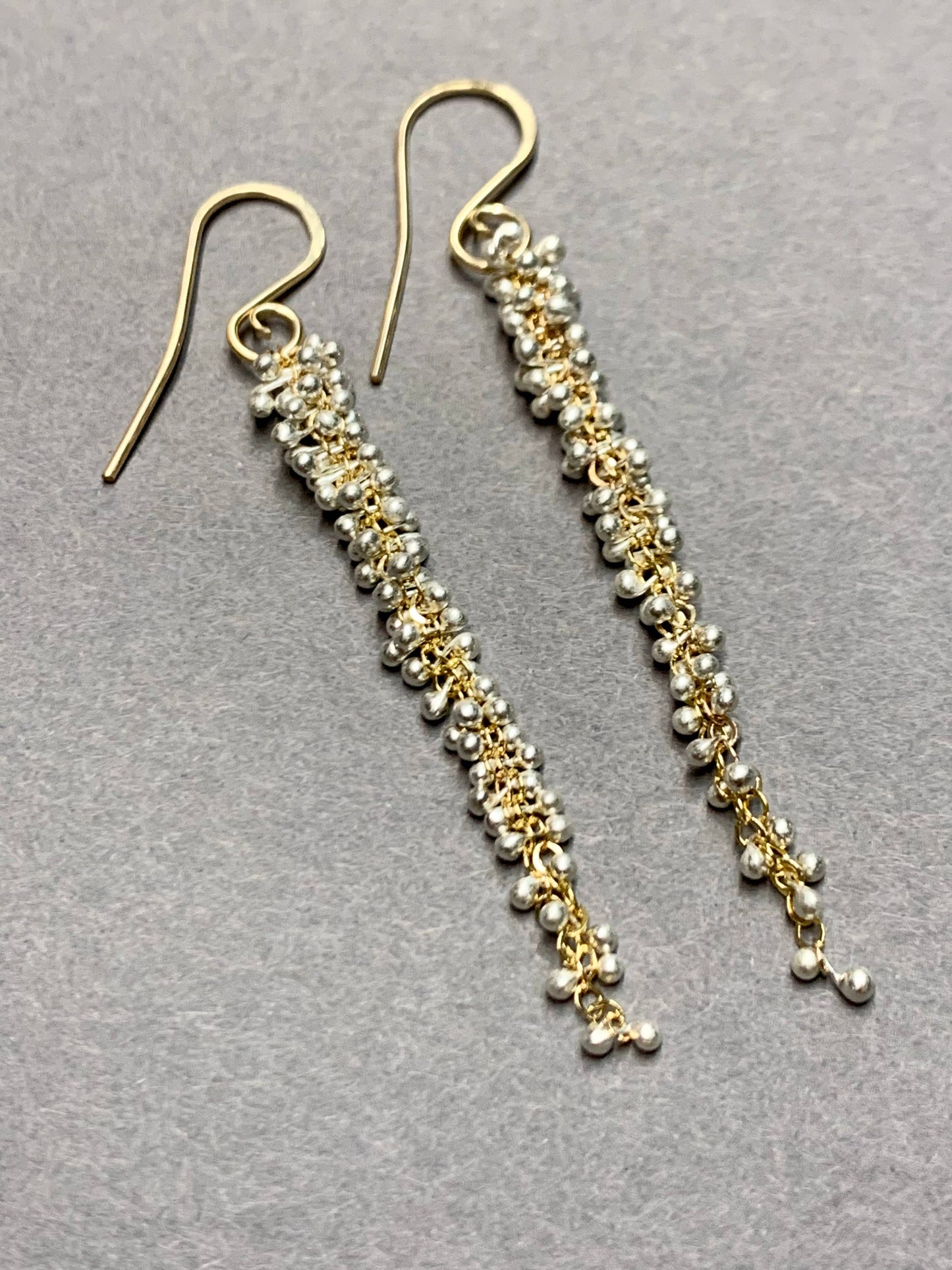 Wisteria Caviar Earrings- Long