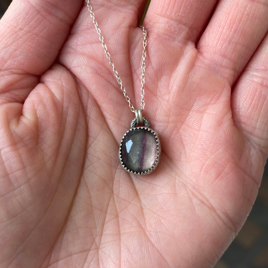 Rainbow Fluorite Pendant