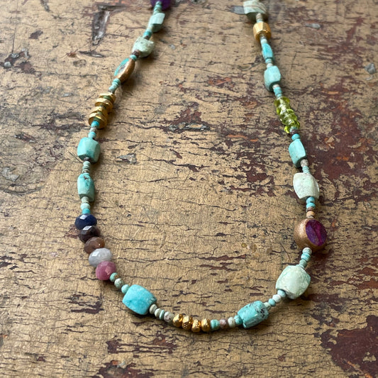 Afghan Turquoise Necklace