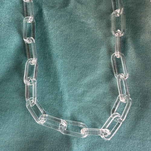 Translucent Link Glass Chain