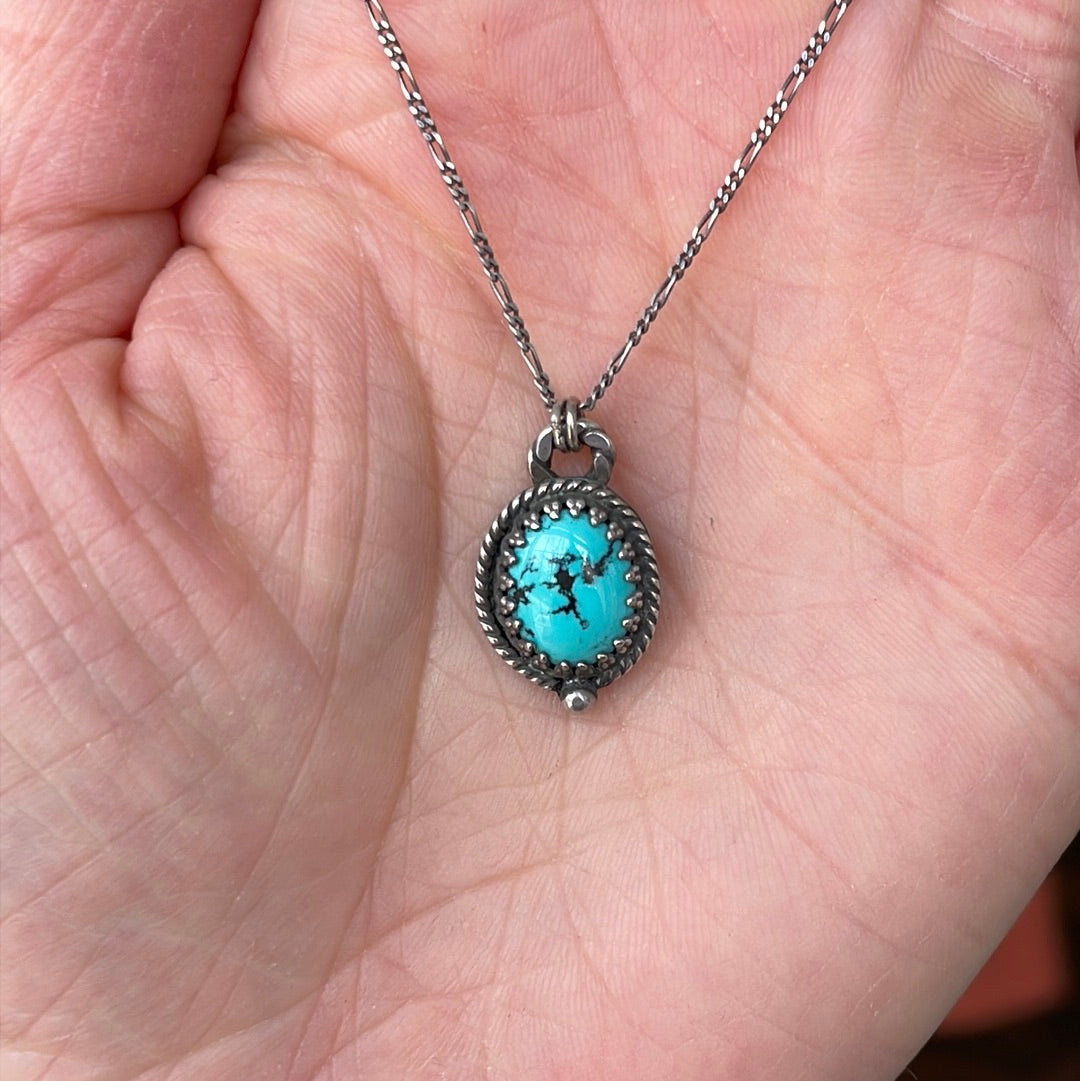 Mini Turquoise Pendant