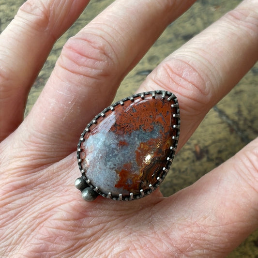 Agate Statement Ring