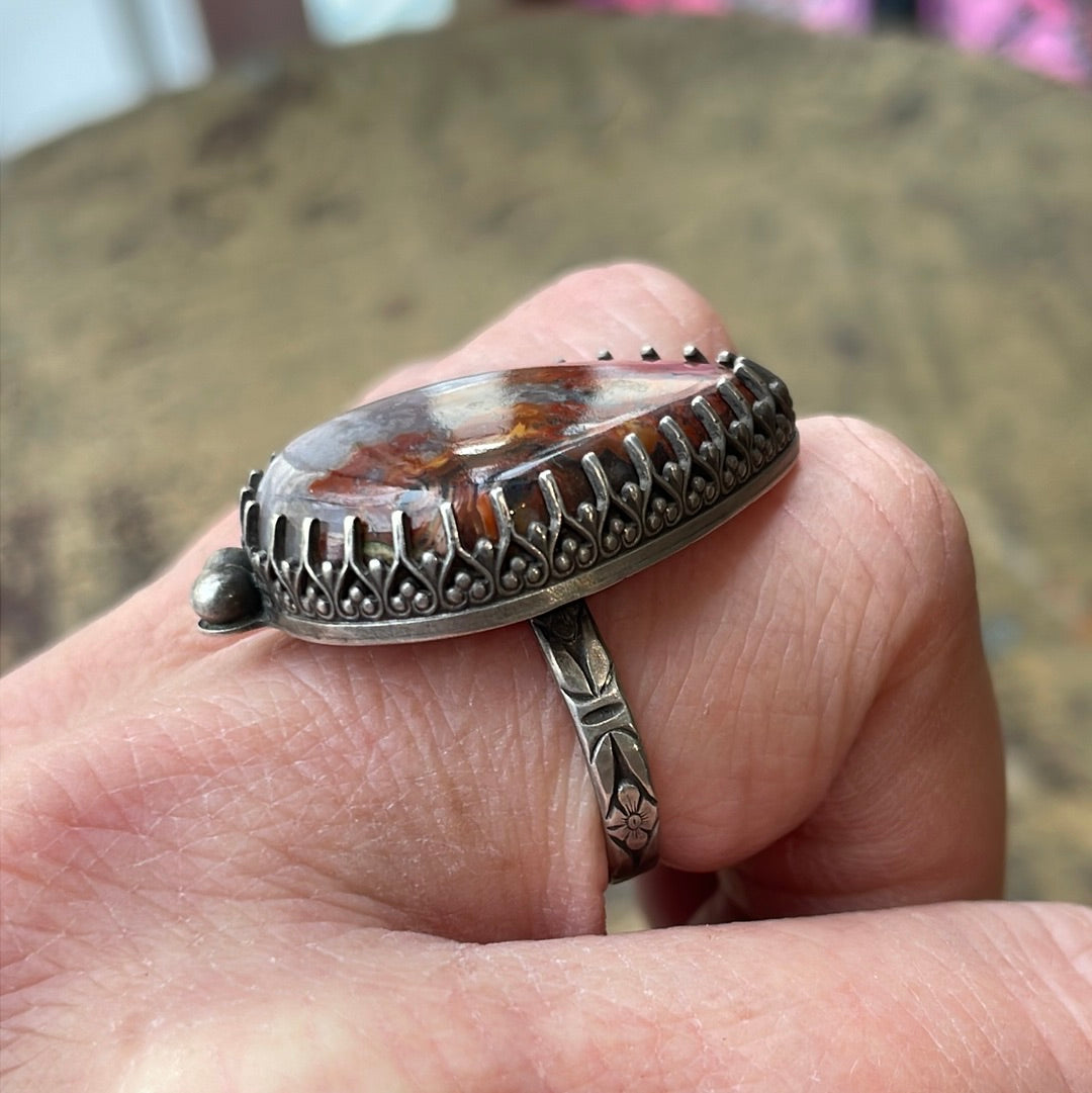 Agate Statement Ring