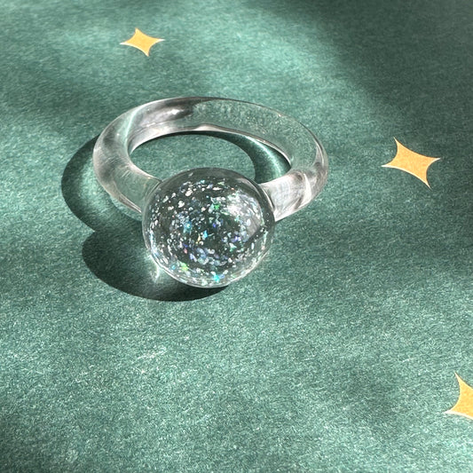 Opal Galaxy Ring