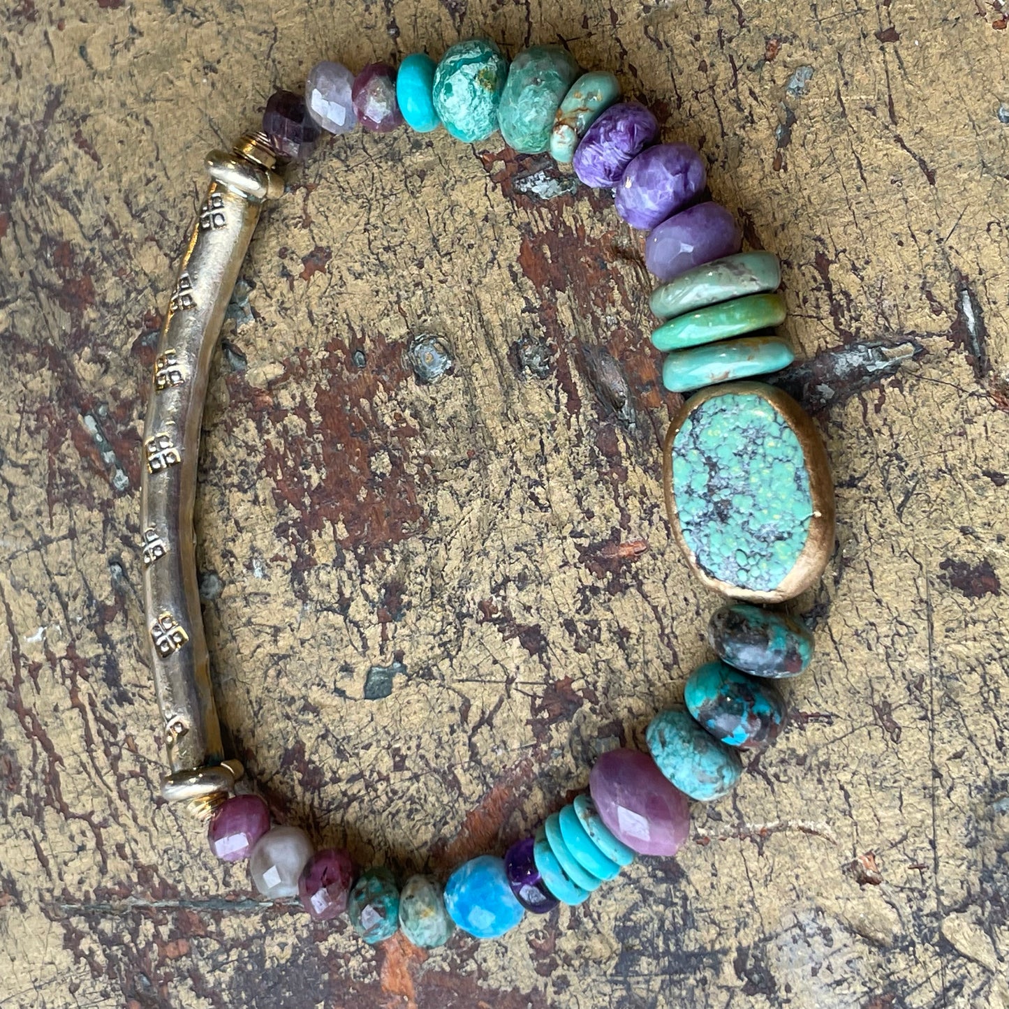 Chariote and Turquoise Bracelet