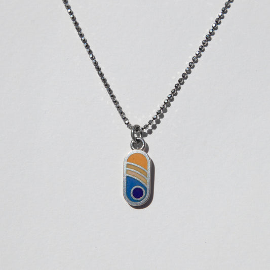 Small Sunny Charm Necklace - Oak