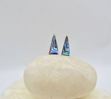 Load image into Gallery viewer, Small Paua Trinity Studs