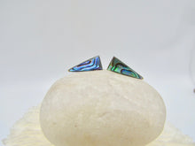Load image into Gallery viewer, Small Paua Trinity Studs