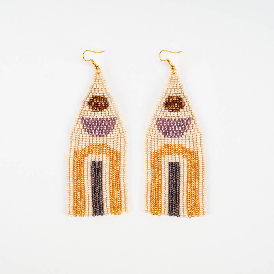 Beaded Balance Earrings