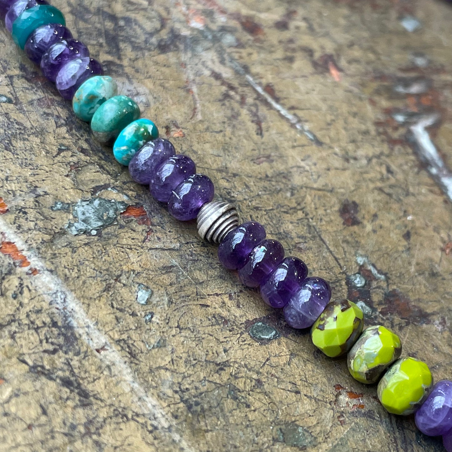 Amethyst Beaded Necklace