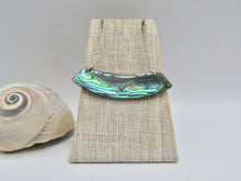 Load image into Gallery viewer, Paua Abalone Lip Necklace Silver