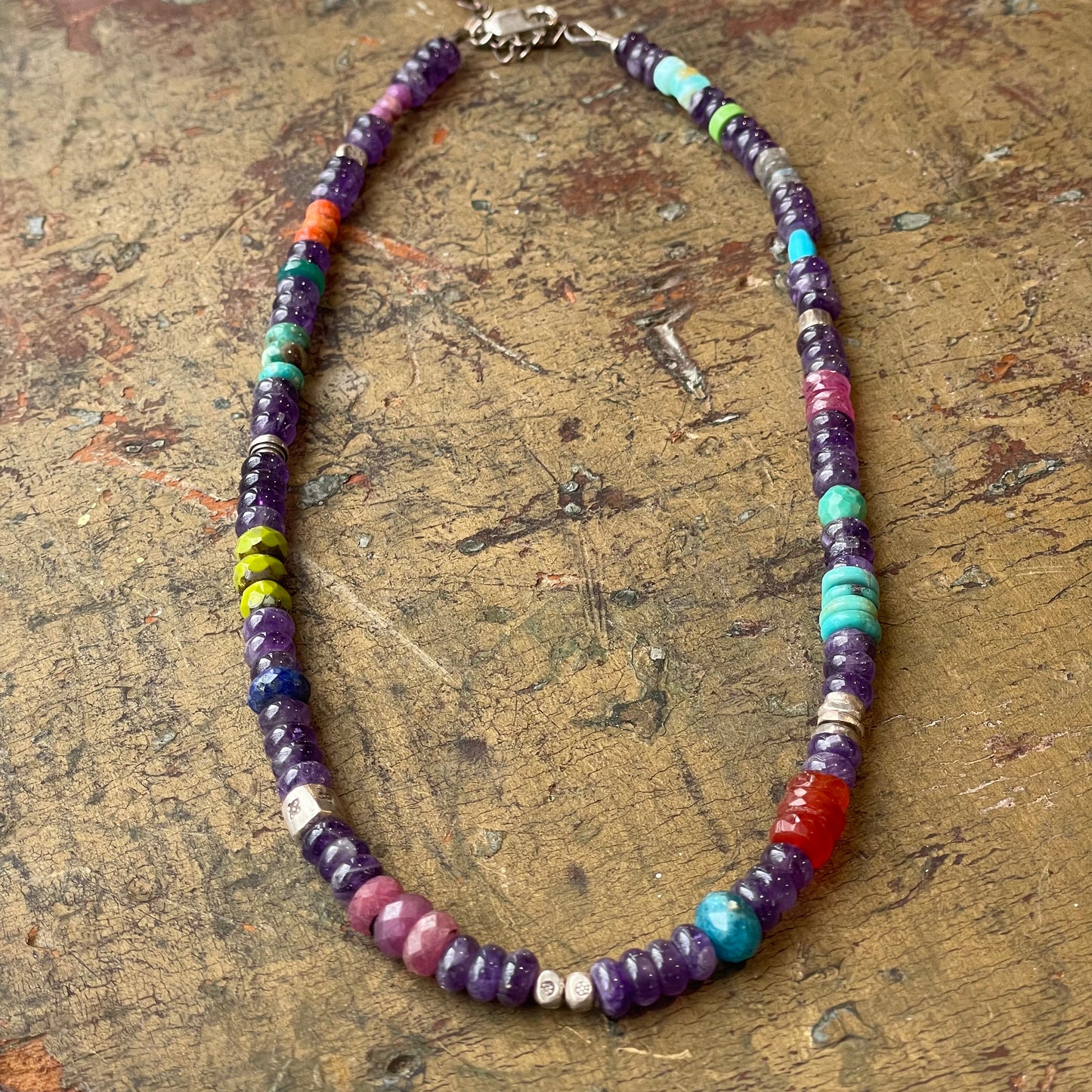 Amethyst Beaded Necklace