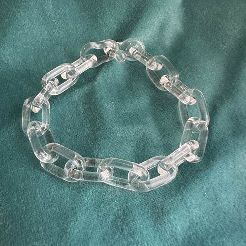 Translucent Mini Link Glass Braclet