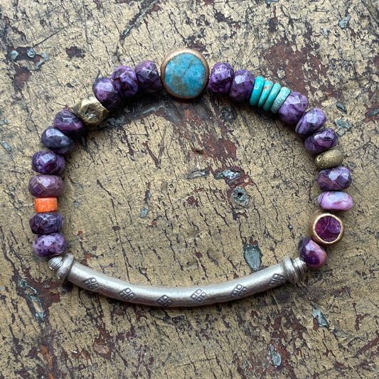 Crazy Lace Agate Bracelet