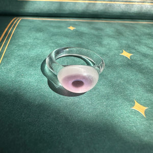 Pink Eyeball Ring