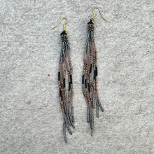 Load image into Gallery viewer, Beaded Fringe Duster Earrings