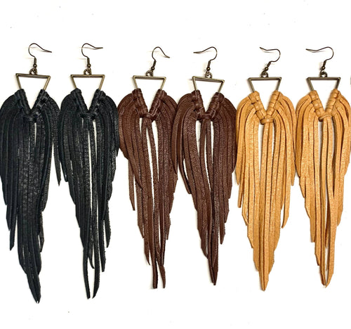 YELLOWSTONE FRINGE EARRINGS