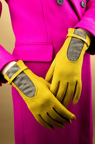 Genevive Gloves - Mustard
