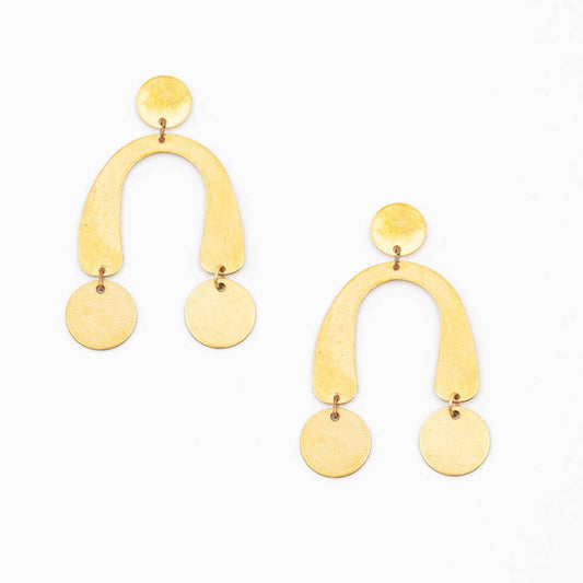 Arch and Dot Earrings