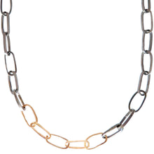 Load image into Gallery viewer, Heavyweight Black and Gold Chain Necklace