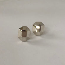 Load image into Gallery viewer, Sterling Silver Deco Stud Earring