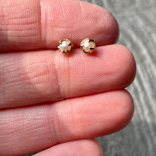 Tiny Pearl Mystical Studs