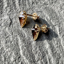 Load image into Gallery viewer, “Mystical” studs- Smoky Quartz