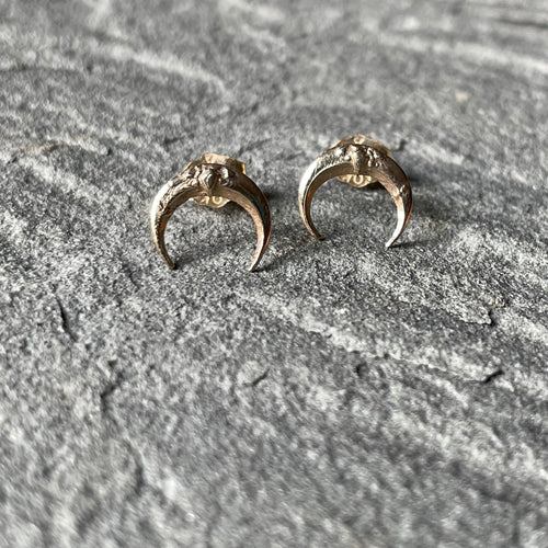 Mini La Luna Stud Earring