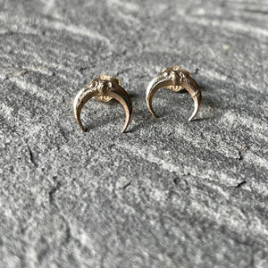 Mini La Luna Stud Earring