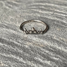 Load image into Gallery viewer, “Wildfire” ring in Blackened sterling silver