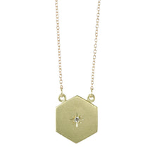 Load image into Gallery viewer, Starry Sky Hexagon Necklace