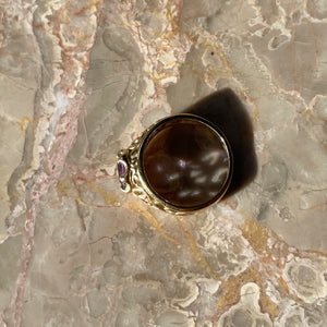 Prong-set Amethyst Ring