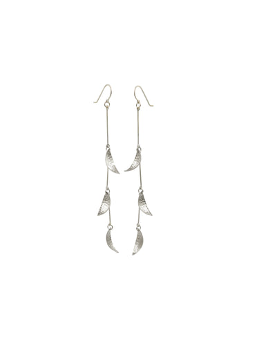 Leaf Shoulder Dusters - sterling silver