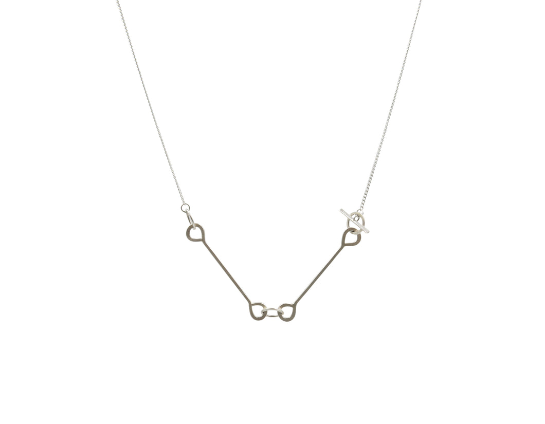 Hammered Links Necklace