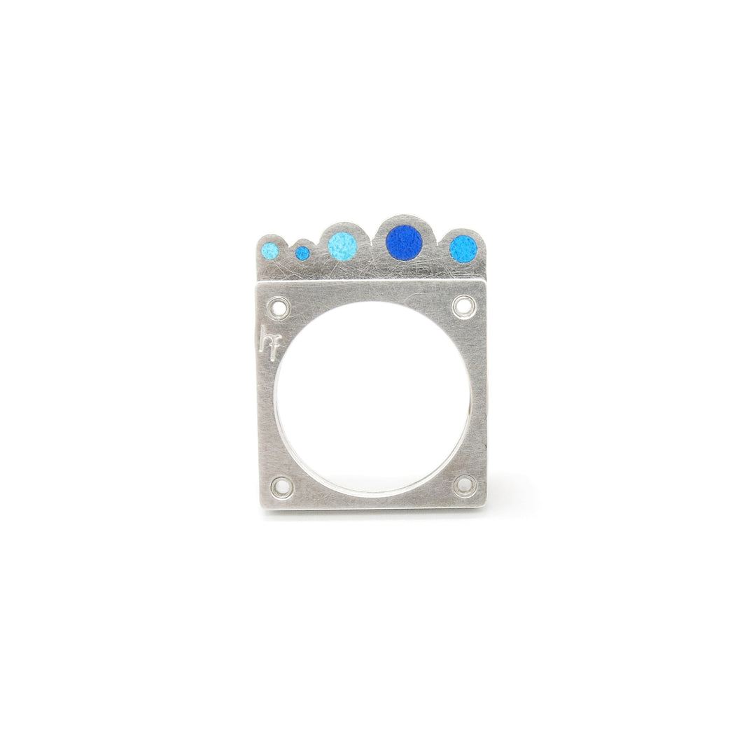 Plique Cloud Ring