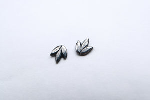 Smaller Lotus Silver Stud earrings