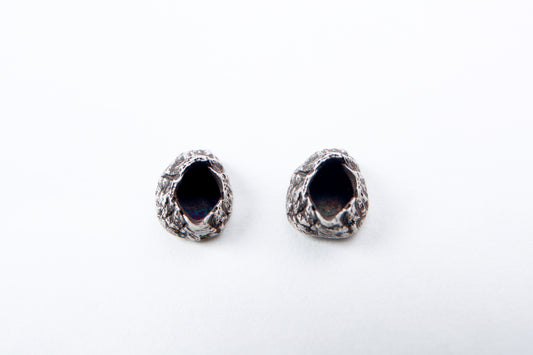 Silver Barnacle Studs