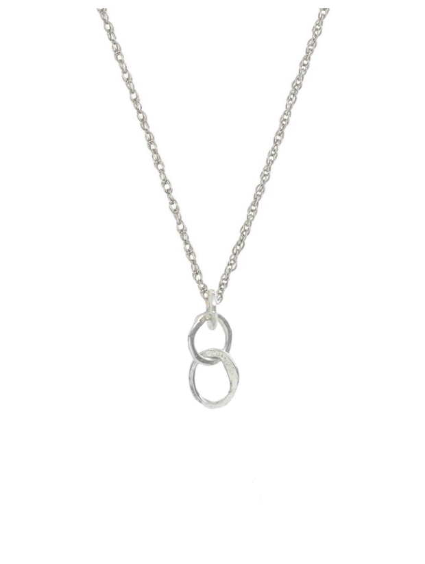 Small Sterling Organic Link Necklace