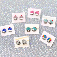 Load image into Gallery viewer, Cupcake Post Earrings
