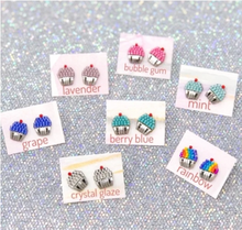 Load image into Gallery viewer, Cupcake Post Earrings
