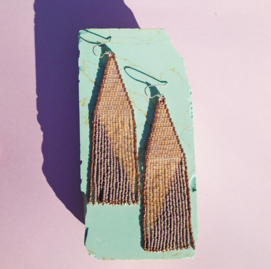 Velvet Earth Fringe Earrings