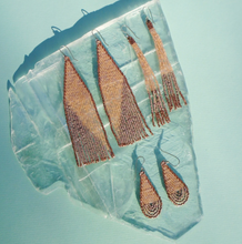 Load image into Gallery viewer, Velvet Earth Fringe Earrings