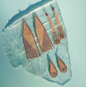 Velvet Earth Fringe Earrings