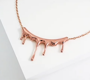 Rivulets Necklace- Rose Gold